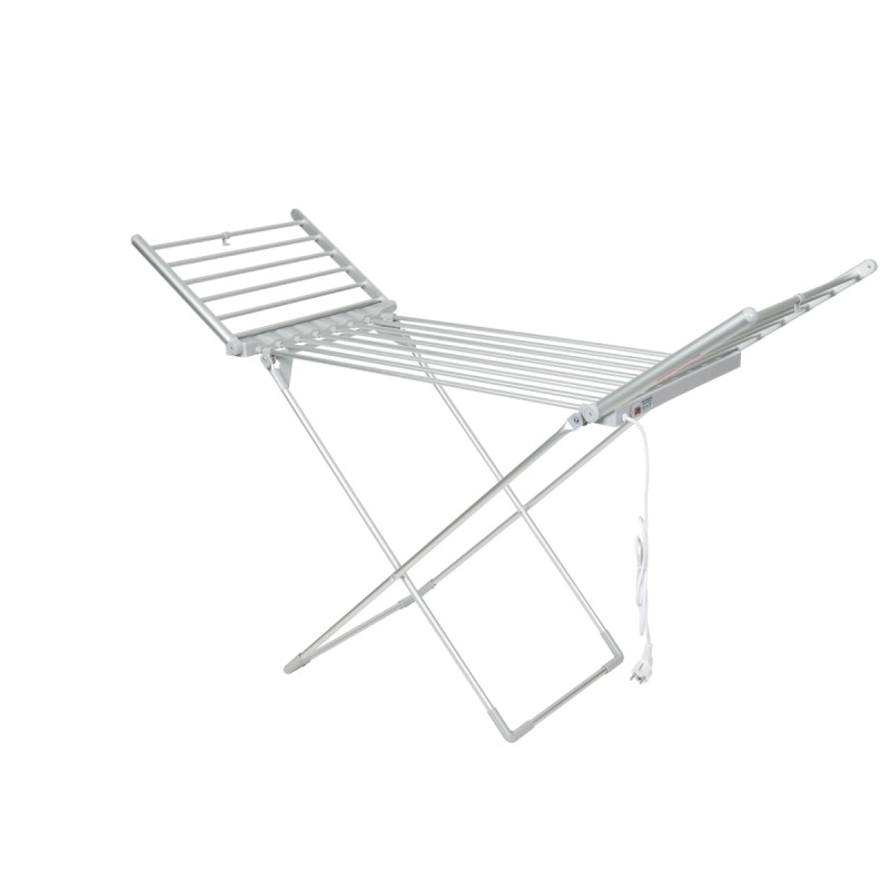 Uscator de rufe electric Zilan ZLN2060, suprafata 12m, inaltime ajustabila, aluminiu inoxidabil, pliabil, 230W