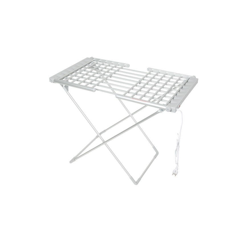 Uscator de rufe electric Zilan ZLN2060, suprafata 12m, inaltime ajustabila, aluminiu inoxidabil, pliabil, 230W