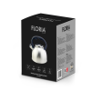 Ceainic din inox cu fluier Floria ZLN1269, Exterior polishat, Compatibil gaz, electric  inductie, Capacitate 3L