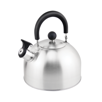 Ceainic din inox cu fluier Floria ZLN1276, Exterior polishat, Compatibil gaz, electric  inductie, Capacitate 3L