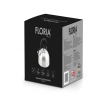 Ceainic din inox cu fluier Floria ZLN1276, Exterior polishat, Compatibil gaz, electric  inductie, Capacitate 3L