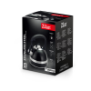Ceainic din inox cu fluier Zilan ZLN1283, Culoare negru, Compatibil gaz, electric  inductie, Capacitate 3L