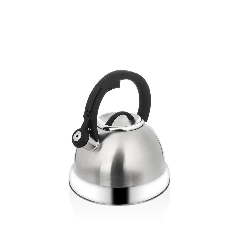 Ceainic cu fluier Zilan ZLN1306 din otel inoxidabil, Compatibil gaz, electric  inductie, Capacitate 3.5L