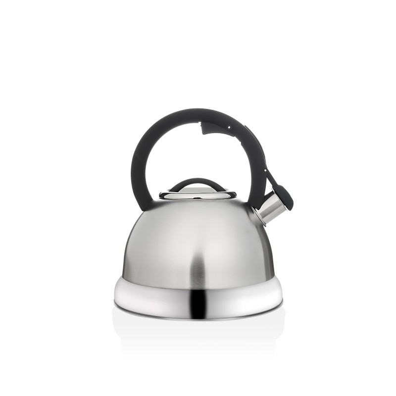 Ceainic cu fluier Zilan ZLN1306 din otel inoxidabil, Compatibil gaz, electric  inductie, Capacitate 3.5L