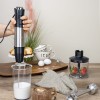 Mixer vertical 5 in 1 Zilan ZLN3939, Putere 1200W, 12 trepte de viteza, Functie Turbo, Afisaj digital, Inox
