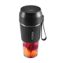 Blender portabil Floria ZLN1719 pentru suc reincarcabil, Capacitate 300 ml, Putere 50W, Lame din otel inoxidabil, Negru
