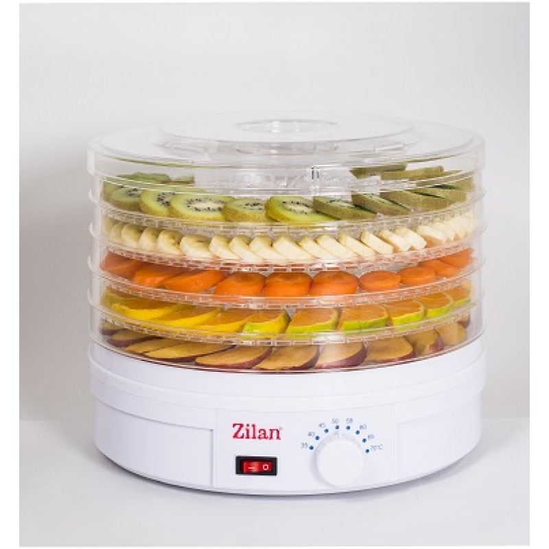 Deshidrator alimente, ZİLAN ZLN-9645,Alb 245W,