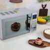 Cuptor cu microunde digital Zilan ZLN1238, Putere 700W, Capacitate 20L, Functie de dezghetare, Panou din inox, Afisaj digital