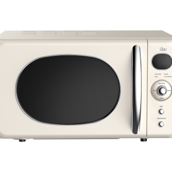 Cuptor cu microunde Zilan ZLN1245 RETRO, Putere 700W, Capacitate 20L, Functie de dezghetare, Afisaj digital, Temporizator