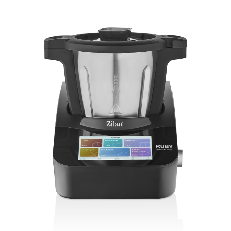 Robot de bucatarie Zilan ZLN9341 RUBY multifunctional Thermorobot, 1700W, 4.7L, Ecran color TFT cu touchscreen de 7 inch, 18 Functii, WiFi, Aplicatie mobila