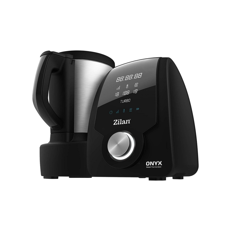 Robot de bucatarie Zilan ZLN9334 ONYX multifunctional Thermorobot, 1700W, Capacitate 3.3L, 30 de functii, Afisaj digital LED, aplicatie mobil