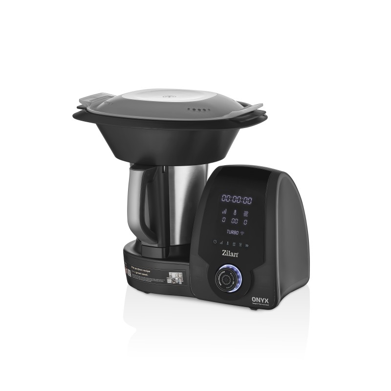 Robot de bucatarie Zilan ZLN9334 ONYX multifunctional Thermorobot, 1700W, Capacitate 3.3L, 30 de functii, Afisaj digital LED, aplicatie mobil