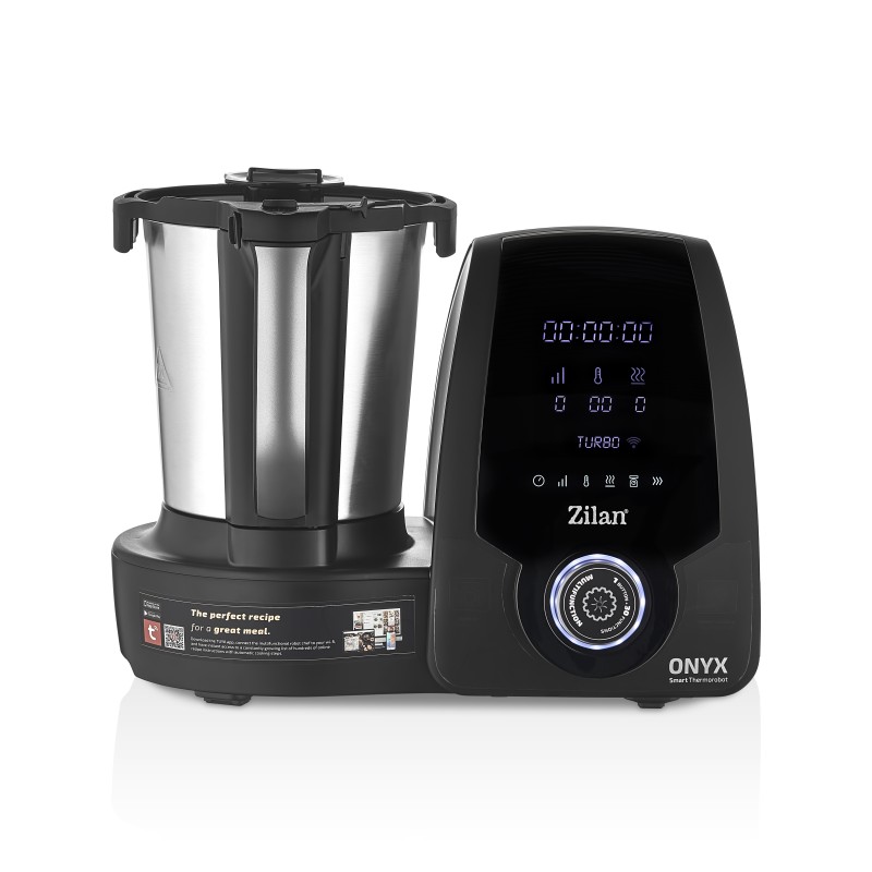 Robot de bucatarie Zilan ZLN9334 ONYX multifunctional Thermorobot, 1700W, Capacitate 3.3L, 30 de functii, Afisaj digital LED, aplicatie mobil