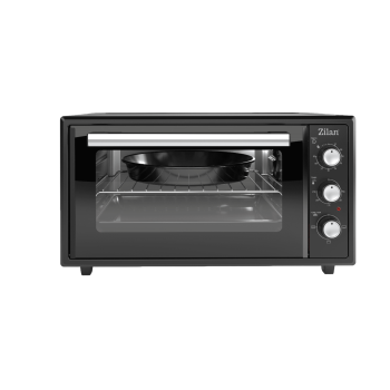 Cuptor electric Zilan ZLN5649, Putere 2000W, Capacitate 45L, Timer, Termostat, 3 trepte putere, interior emailat, Negru