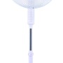 Ventilator cu picior FLORIA ZLN-1180, Diametru 40 cm, Putere 40 W, Motor silentios si puternic, Alb