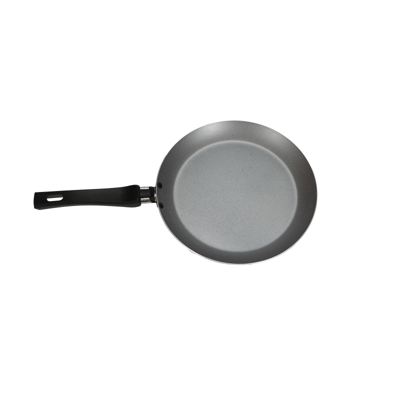 Tigaie aluminiu Floria ZLN2009 pentru clatite, Diametru 24 cm, 2 straturi Non-Stick, Maner din bachelita, Compatibil masina de spalat vase