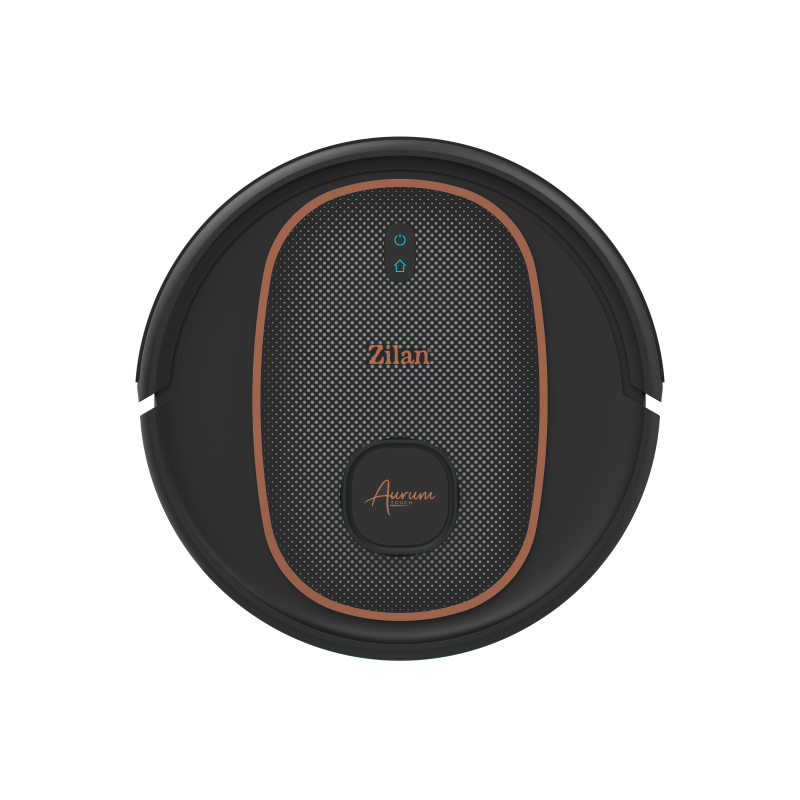 Aspirator robot Zilan ZLN5500 Aurum cu statie de colectare praf, Putere 600W, 3 trepte putere, baterie 3200mAh, Control Vocal, WiFi