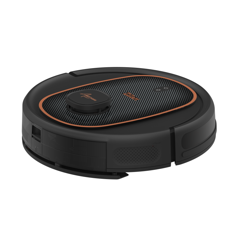 Aspirator robot Zilan ZLN5500 Aurum cu statie de colectare praf, Putere 600W, 3 trepte putere, baterie 3200mAh, Control Vocal, WiFi