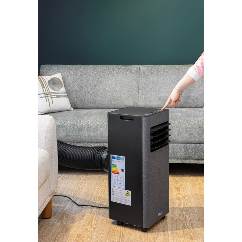 Aer conditionat mobil Zilan ZLN2617 3 in 1, 9000Btu/h, Timer, temperatura 5-35 grade C, Conectivitate WiFi, Telecomanda