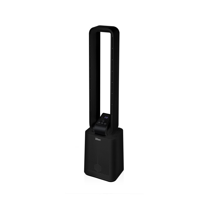 Ventilator turn Zilan ZLN1087 fara palete, Timer, Display LED, Telecomanda, 50W