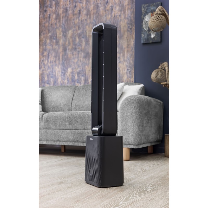 Ventilator turn Zilan ZLN1087 fara palete, Timer, Display LED, Telecomanda, 50W