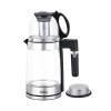 Set fierbator electric+ceainic Floria ZLN1757 cu infuzor pentru ceai, Putere 1500W, Capacitate 1.8L+1.2L, Sticla