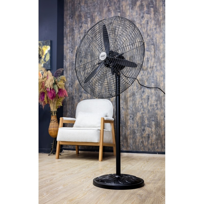 Ventilator Zilan ZLN2549 cu picior sau pentru perete, Diametru grilaj 68 cm, Putere 130W, Pozitie fixa sau oscilanta