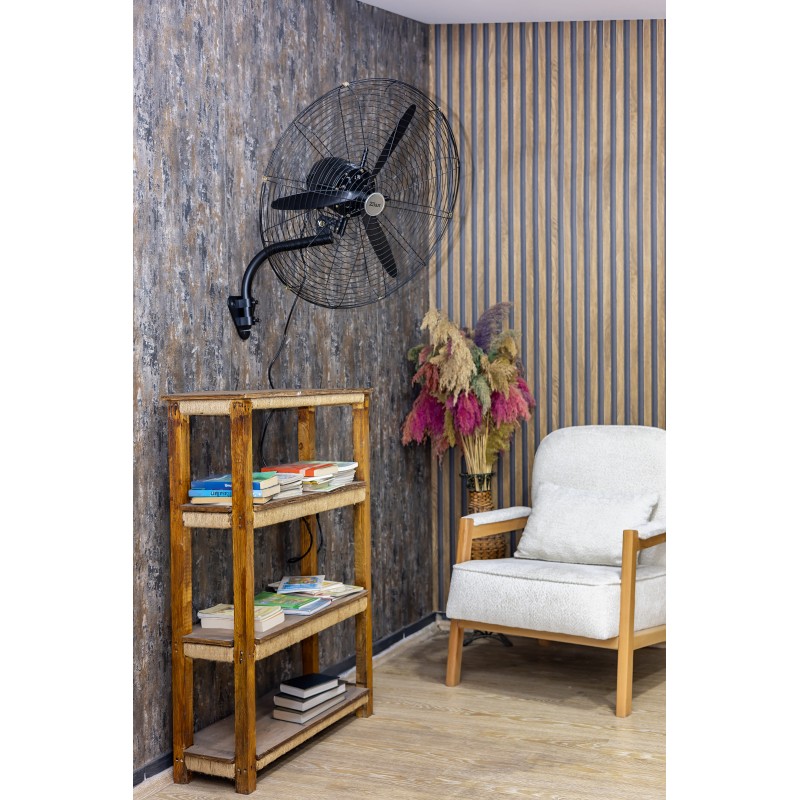 Ventilator Zilan ZLN2549 cu picior sau pentru perete, Diametru grilaj 68 cm, Putere 130W, Pozitie fixa sau oscilanta