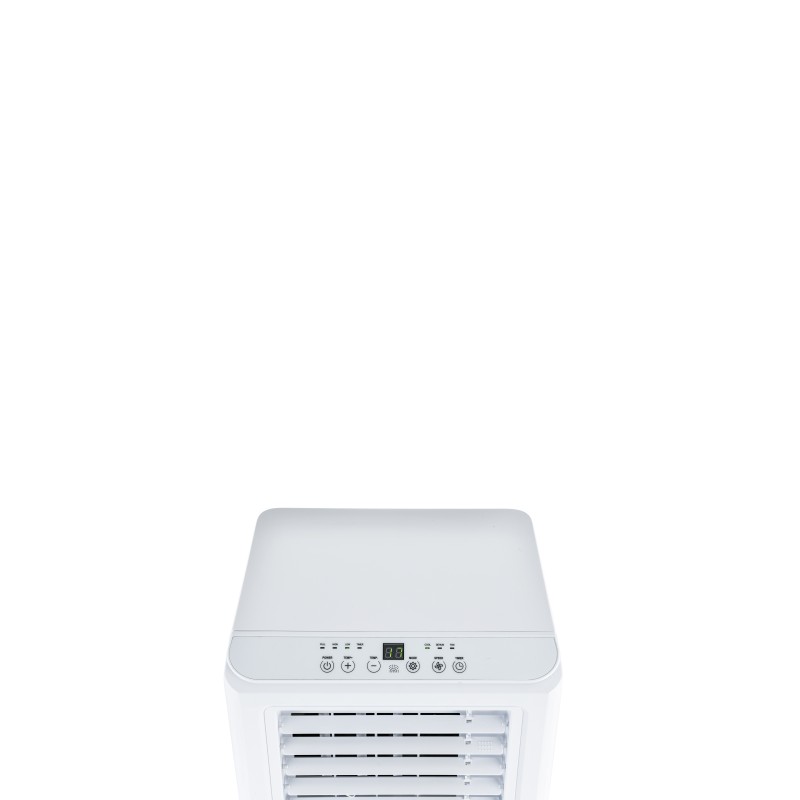 Aer conditionat portabil Zilan ZLN2495 Alb, functie de racire, dezumidificare si ventilatie, Telecomanda, 2 trepte de viteza, 7000 BTU