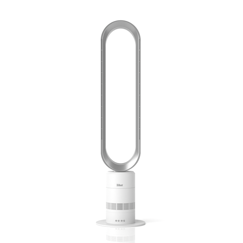 Ventilator turn fara palete Zilan ZLN2426, 10 trepte viteza, Telecomanda inclusa, Timer, Silentios, Putere 22W