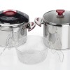 Set oale sub presiune din inox 5 piese ZILAN ZLN-0030, Capacitate 4 si 6 litri