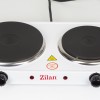 Plita electrica Dubla, ZLN-2180 Alb, 49 x 30 x 9 cm, 2500W, termostat reglabil