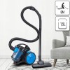 Aspirator fara sac FLORIA ZLN-3468,bleu-negru filtru HEPA 13, filtrare ciclonica, capacitate colectare 1.5L, putere 700W