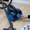 Aspirator fara sac FLORIA ZLN-3468,bleu-negru filtru HEPA 13, filtrare ciclonica, capacitate colectare 1.5L, putere 700W