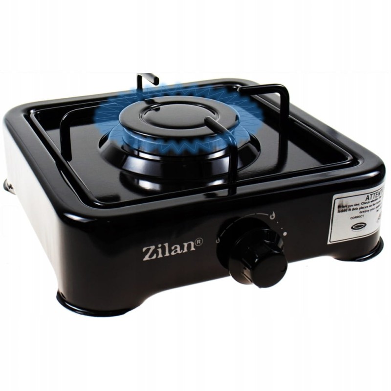 Aragaz 1 ochi ZILAN ZLN-0018, Negru Alimentare GPL butelie,