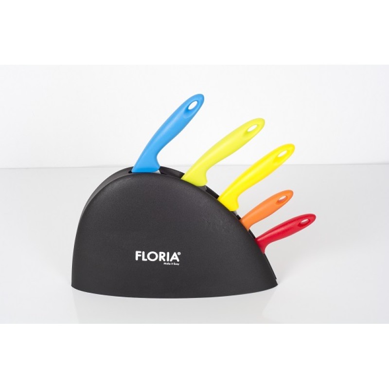 Set cutite 5 piese cu suport Floria ZLN-1150