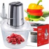Tocator legume-fructe ZILAN ZLN-3888, Putere 300W, Vas din sticla 1.6L, 4 lame inox, 2 trepte de viteza