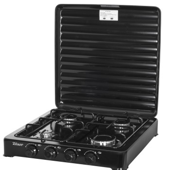 Aragaz 4 ochiuri ZILAN ZLN7079,Negru Alimentare GPL butelie,