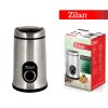 Rasnita cafea electrica, Zilan ZLN-8013,Argintiu /Negru 150 W, inox, cutite macinare otel inoxidabil