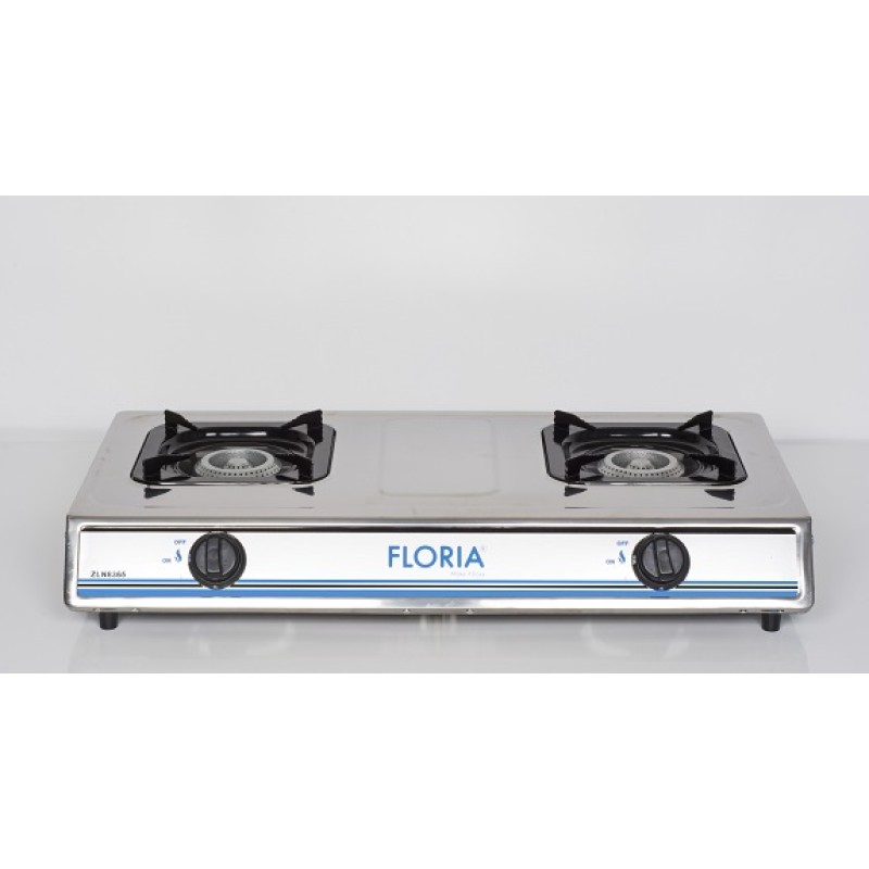 Aragaz plita inox Zilan - Floria, 72 x 40 x10 cm, 2 och. ZLN8365, alimentare GPL Butelie