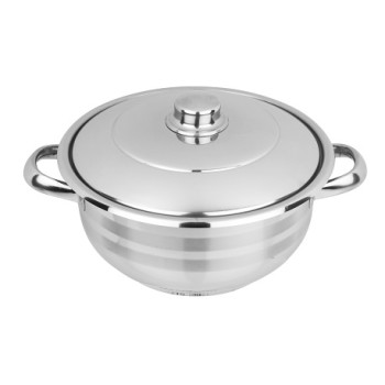 Oala inox cu capac ZLN-7246, COCINERA,diametru 22 cm,capacitate 3 L