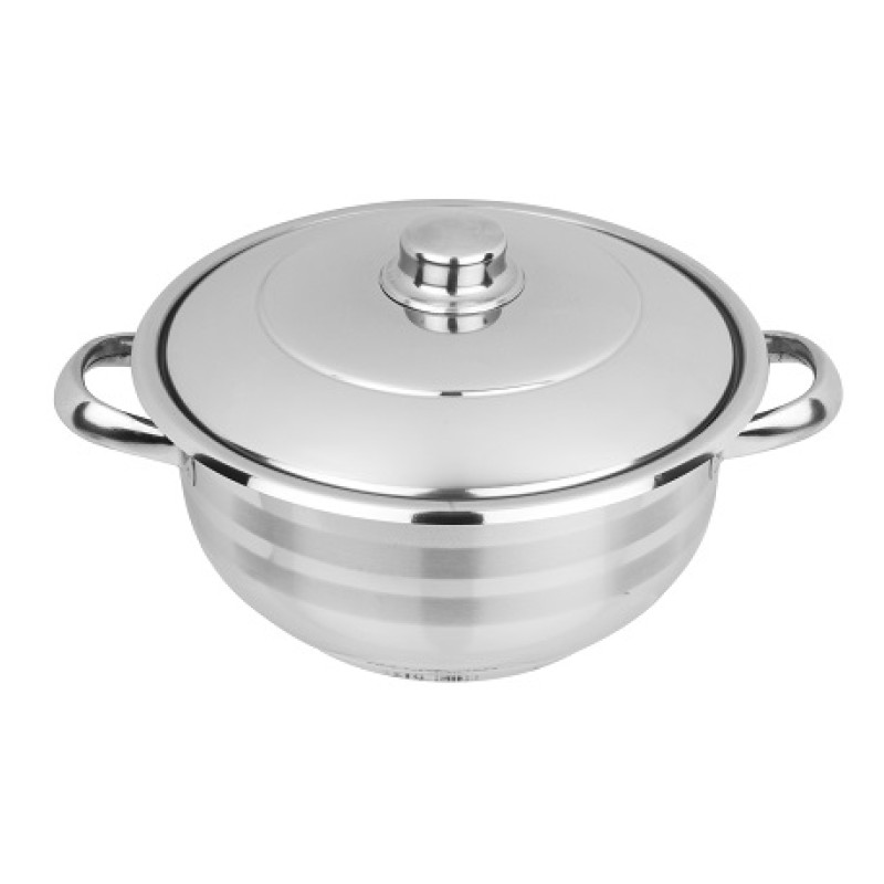 Oala inox cu capac ZLN-7246, COCINERA,diametru 22 cm,capacitate 3 L