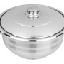 Oala inox cu capac ZLN-7246, COCINERA,diametru 22 cm,capacitate 3 L