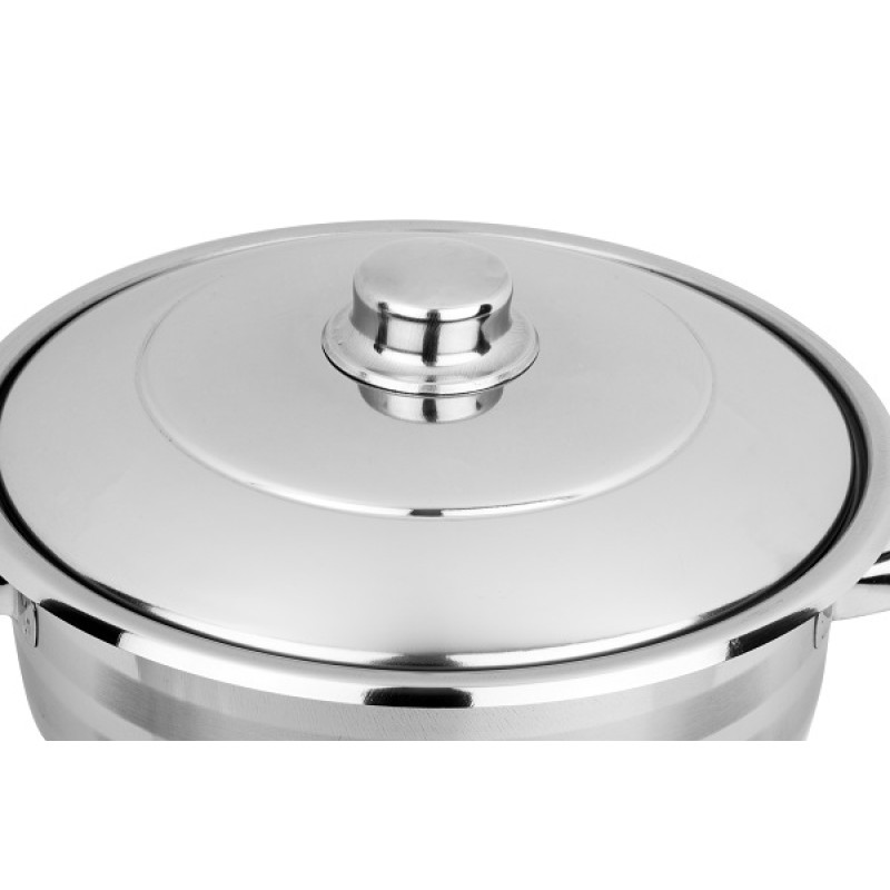 Oala inox cu capac ZLN-7246, COCINERA,diametru 22 cm,capacitate 3 L