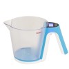 Cantar de bucatarie digital Zilan ZLN 7788,Albastru cu cana, capacitate 2 kg,