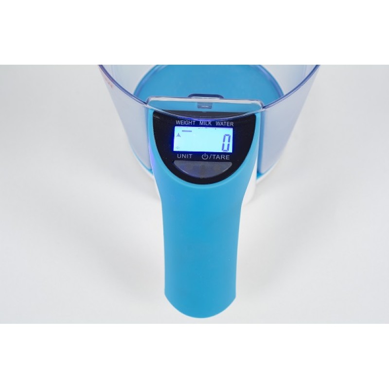 Cantar de bucatarie digital Zilan ZLN 7788,Albastru cu cana, capacitate 2 kg,