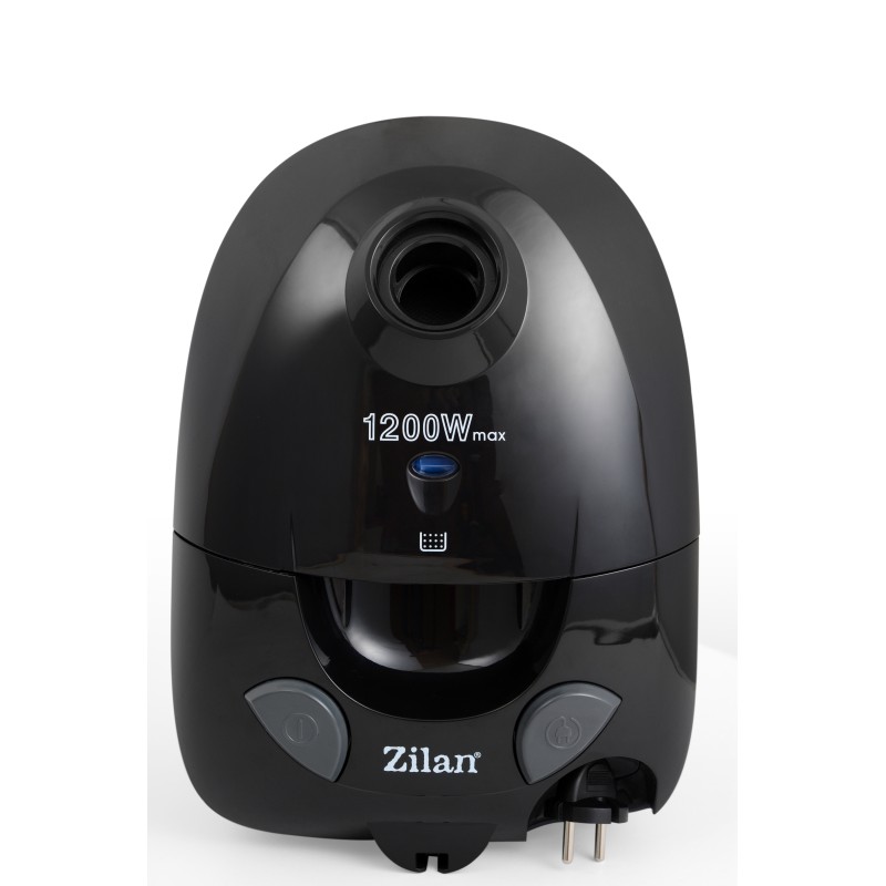 Aspirator cu sac ZILAN ZLN-8471,Negru Capacitate sac textil 2.0 l, Putere 1200W, Cordon electric retractabil 5 m