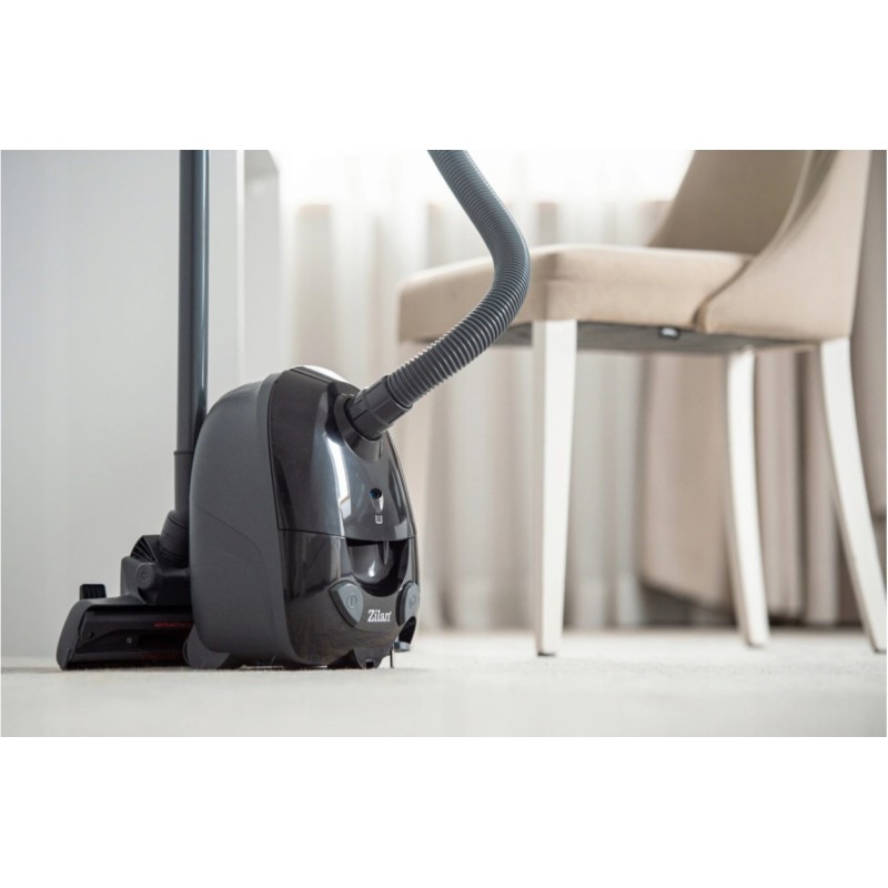 Aspirator cu sac ZILAN ZLN-8471,Negru Capacitate sac textil 2.0 l, Putere 1200W, Cordon electric retractabil 5 m