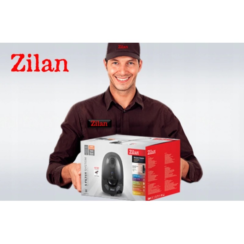 Aspirator cu sac ZILAN ZLN-8471,Negru Capacitate sac textil 2.0 l, Putere 1200W, Cordon electric retractabil 5 m