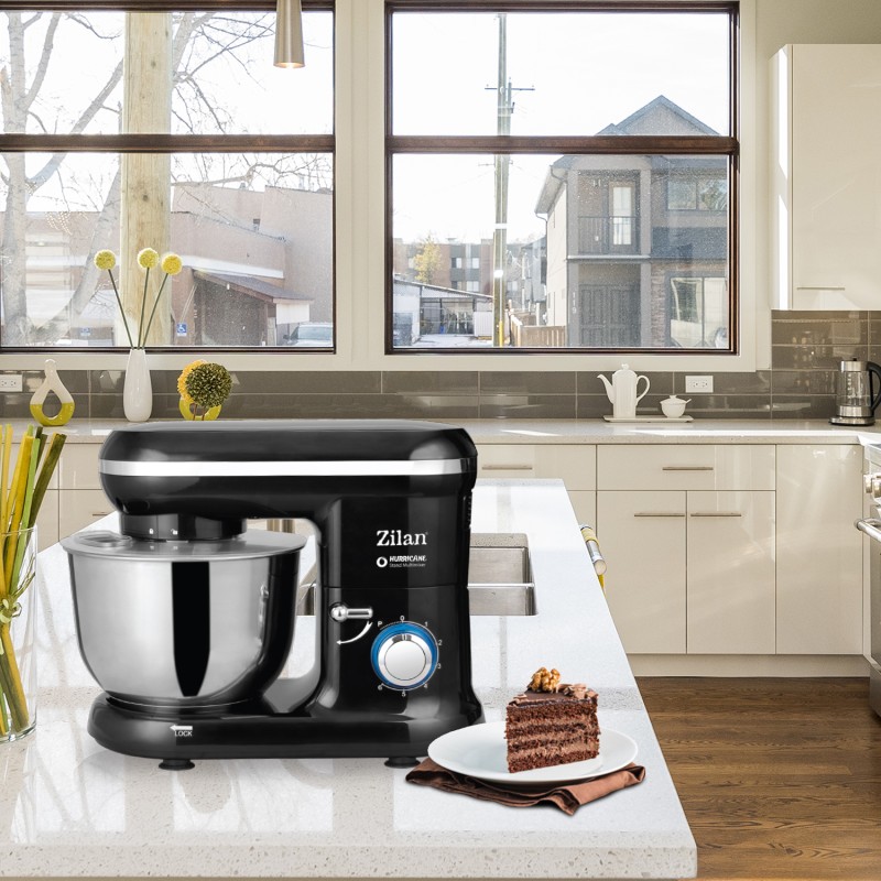 Multi-mixer Hurricane Zilan ZLN-3185,negru 6 trepte + puls, 4.5L., 1000W,